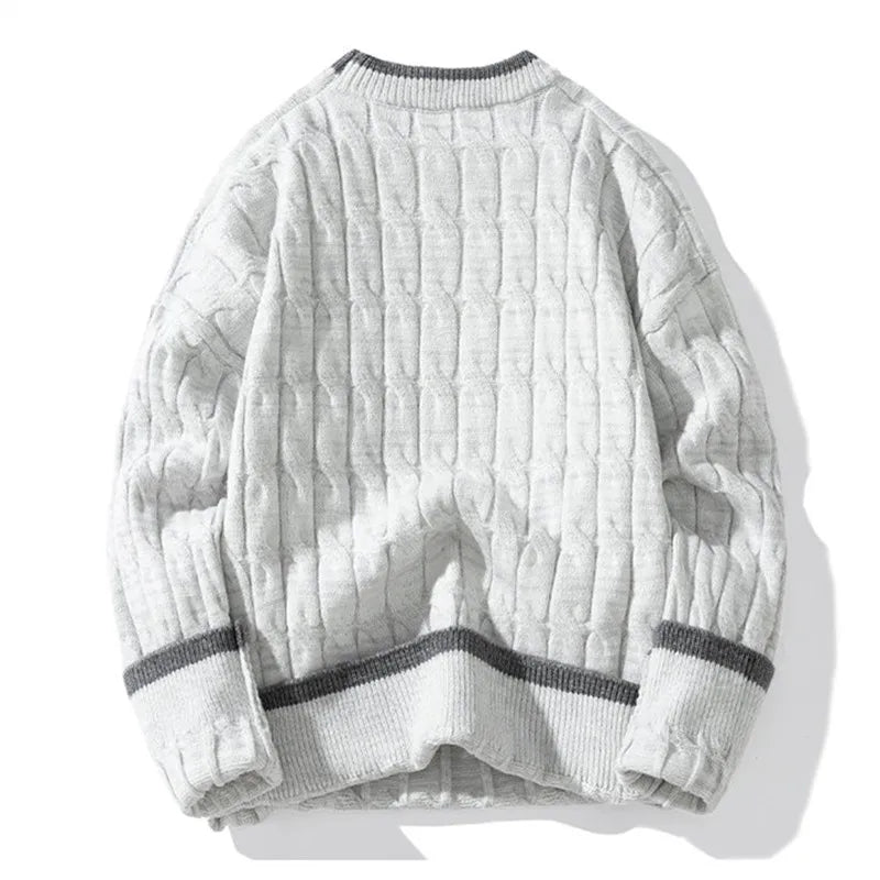 Evense Cable Knit Sweater Pullover