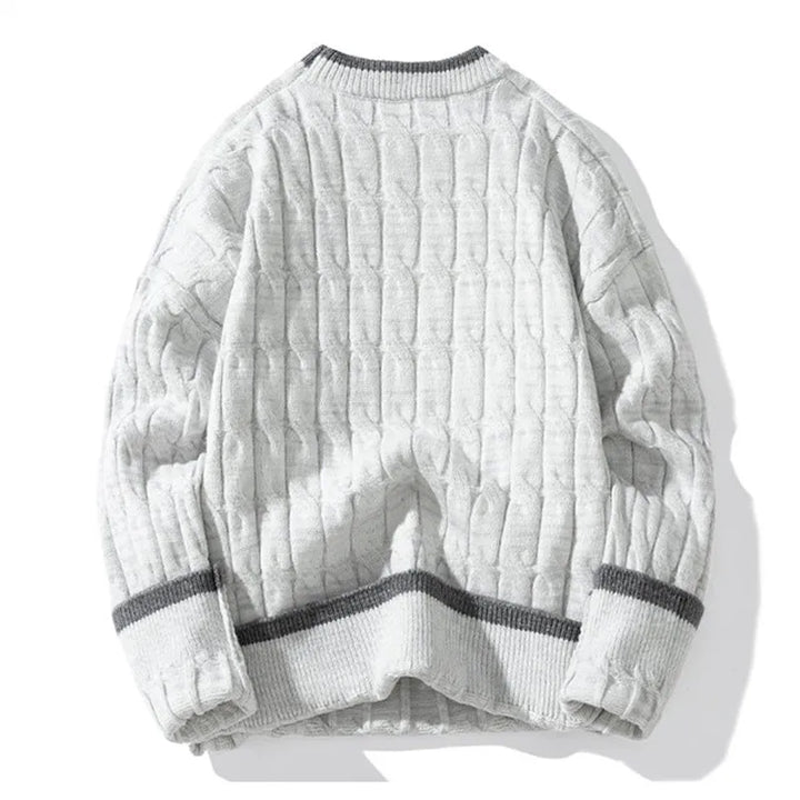 Evense Cable Knit Sweater Pullover