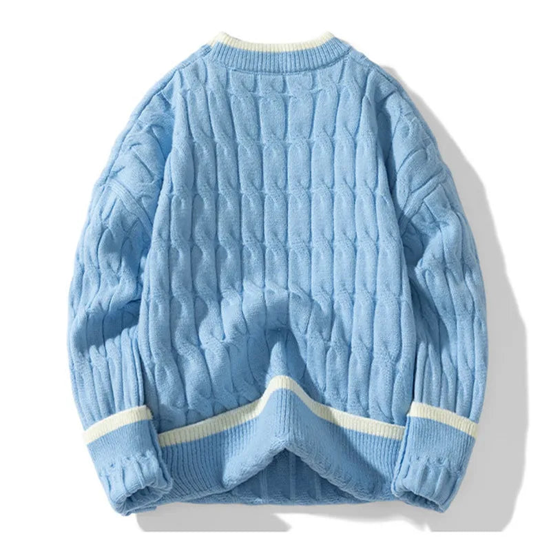 Evense Cable Knit Sweater Pullover