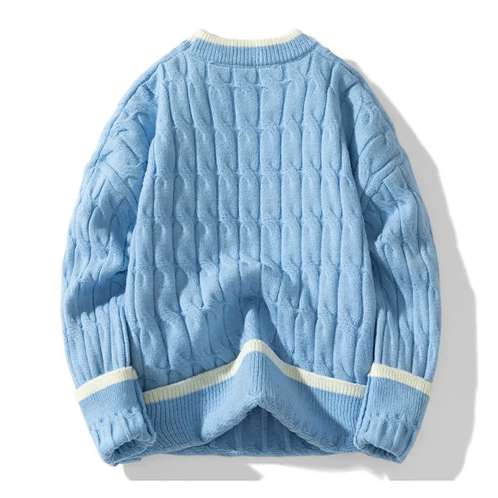 Evense Cable Knit Sweater Pullover
