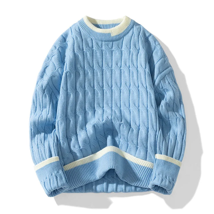 Evense Cable Knit Sweater Pullover