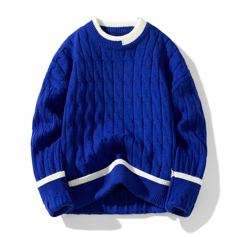 Evense Cable Knit Sweater Pullover