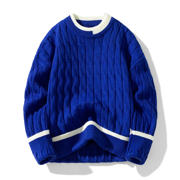 Evense Cable Knit Sweater Pullover