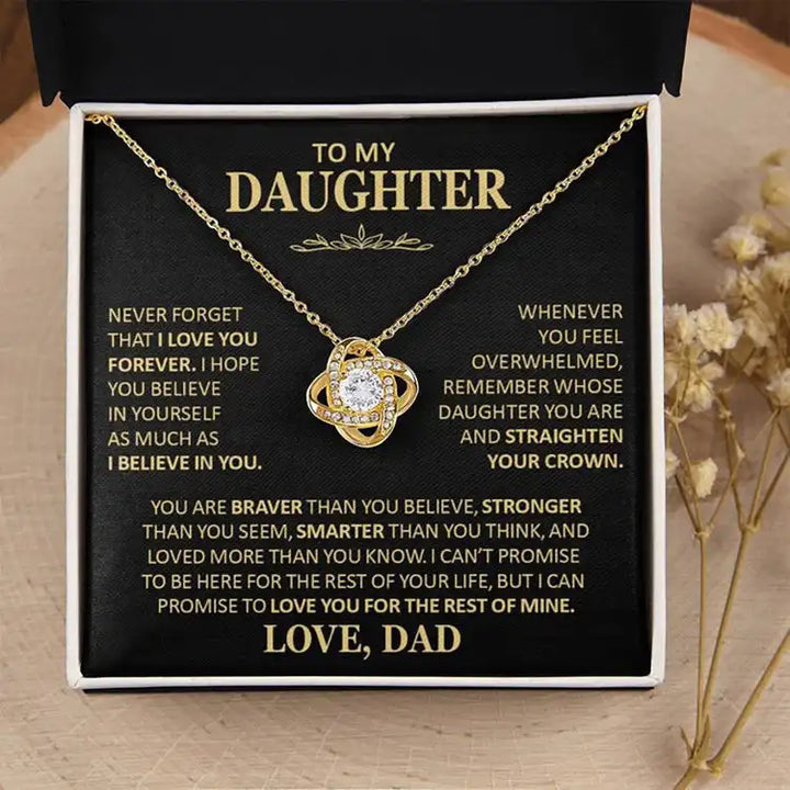 To My Daughter (From Dad) Necklace