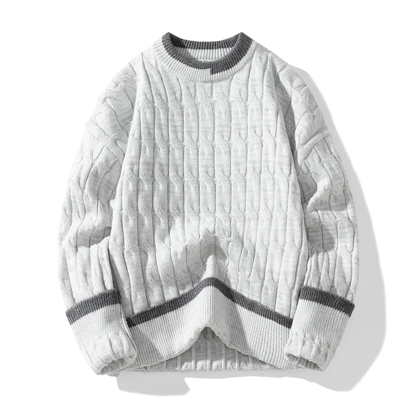 Evense Cable Knit Sweater Pullover