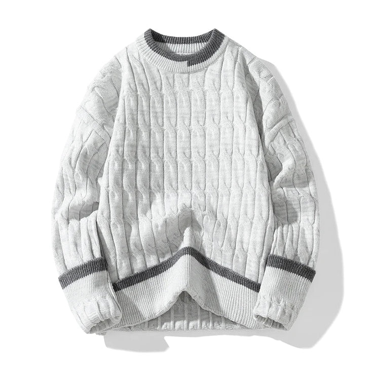 Evense Cable Knit Sweater Pullover