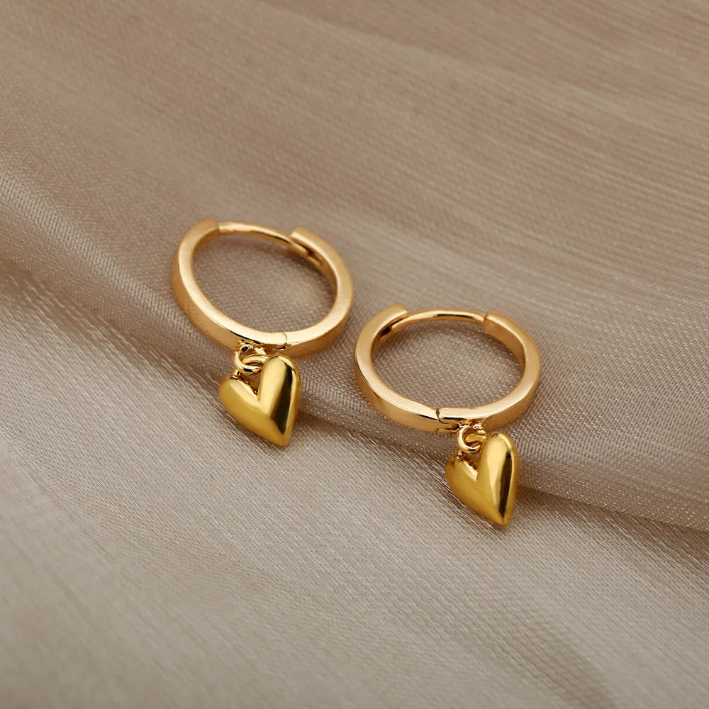 Love2Love Vintage Heart Earrings