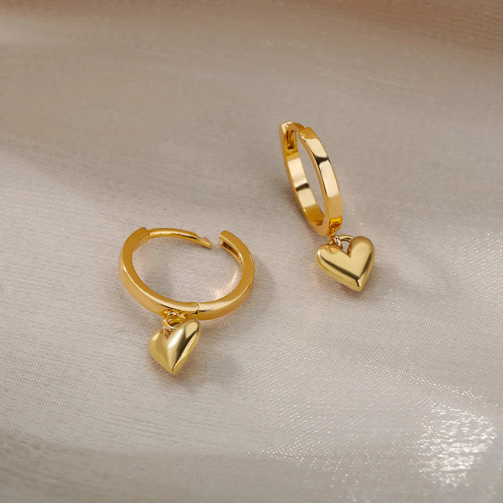 Love2Love Vintage Heart Earrings