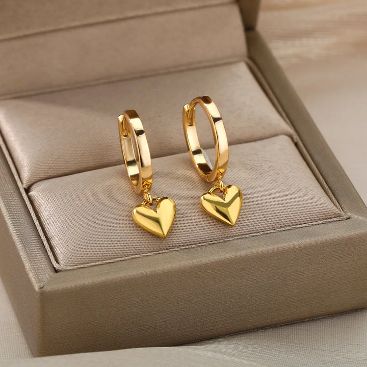 Love2Love Vintage Heart Earrings