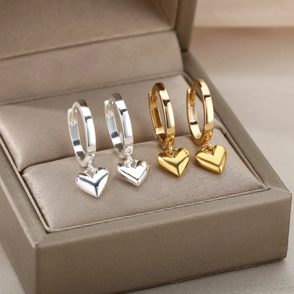 Love2Love Vintage Heart Earrings