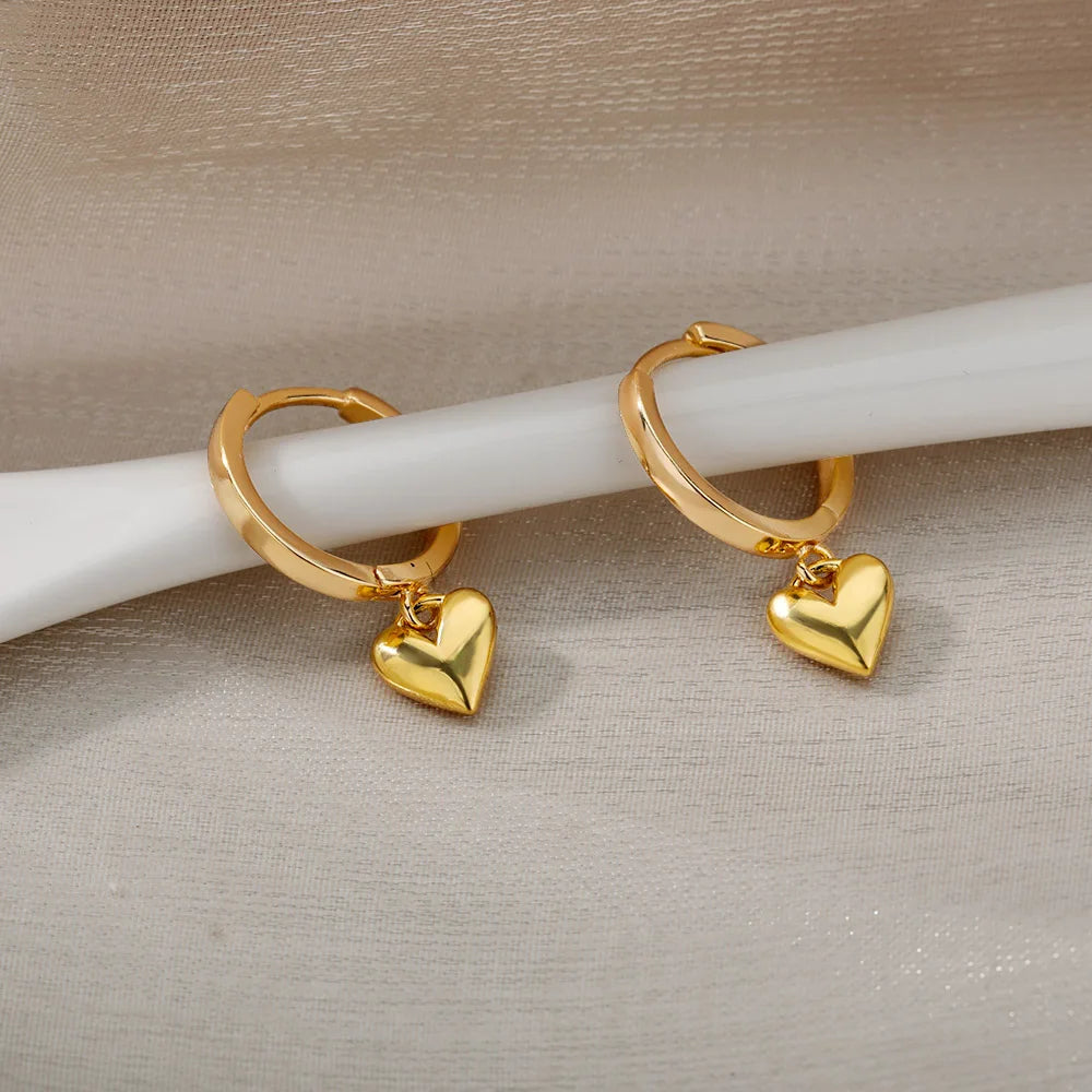 Love2Love Vintage Heart Earrings