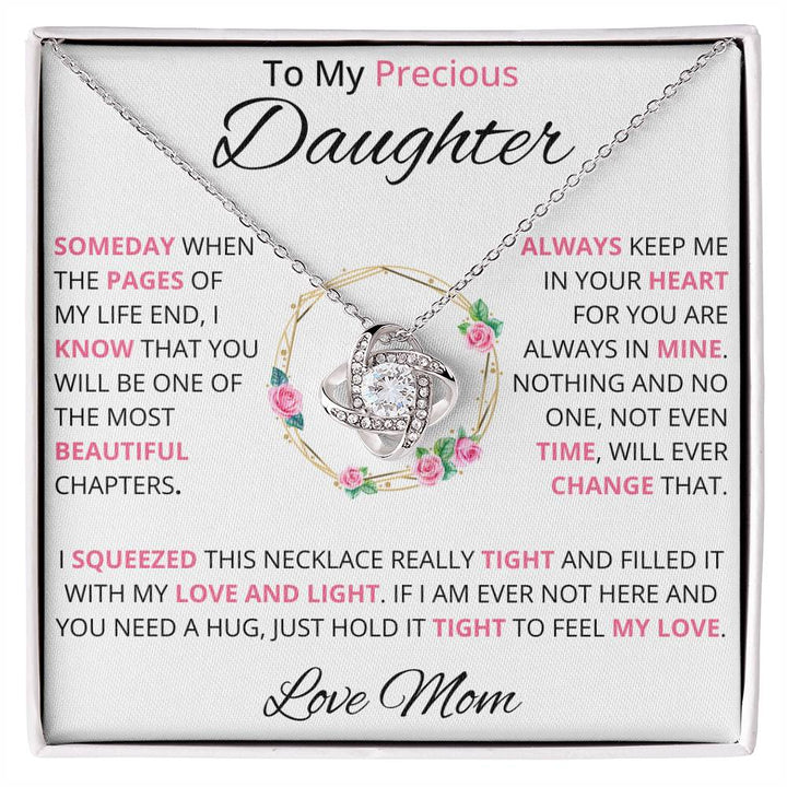To My Precious Daughter Necklace