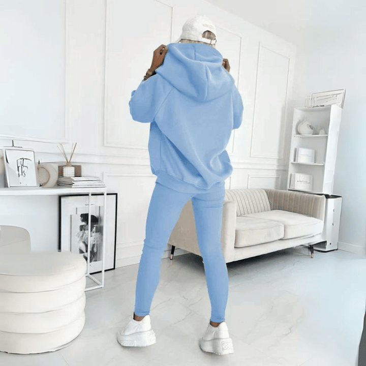 Oversized Hooded Sweatshirt 3pc Set