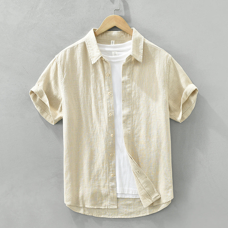 Dominca Short Sleeve Linen Shirt