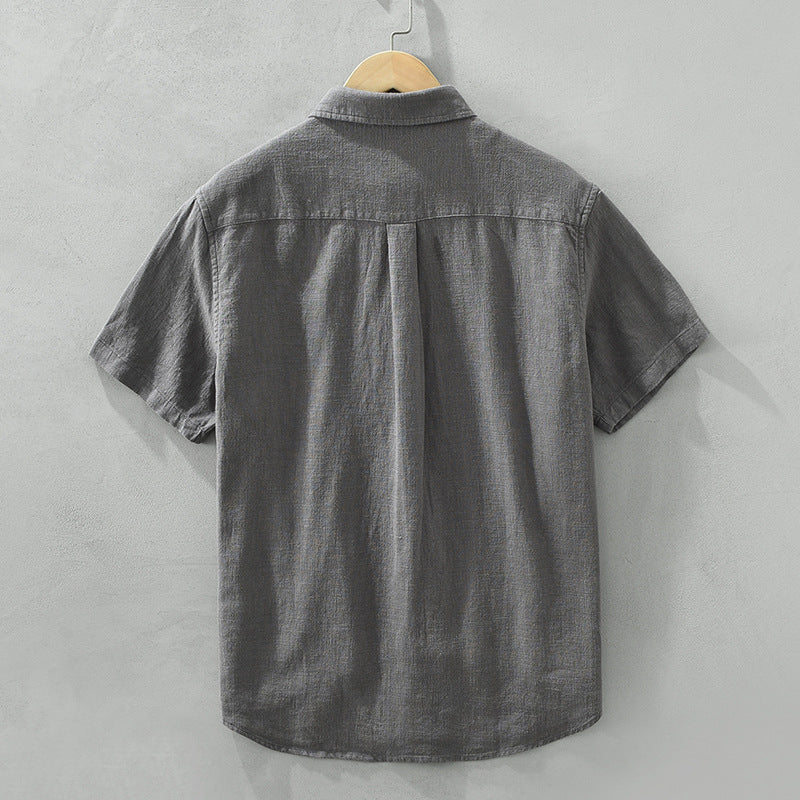 Dominca Short Sleeve Linen Shirt