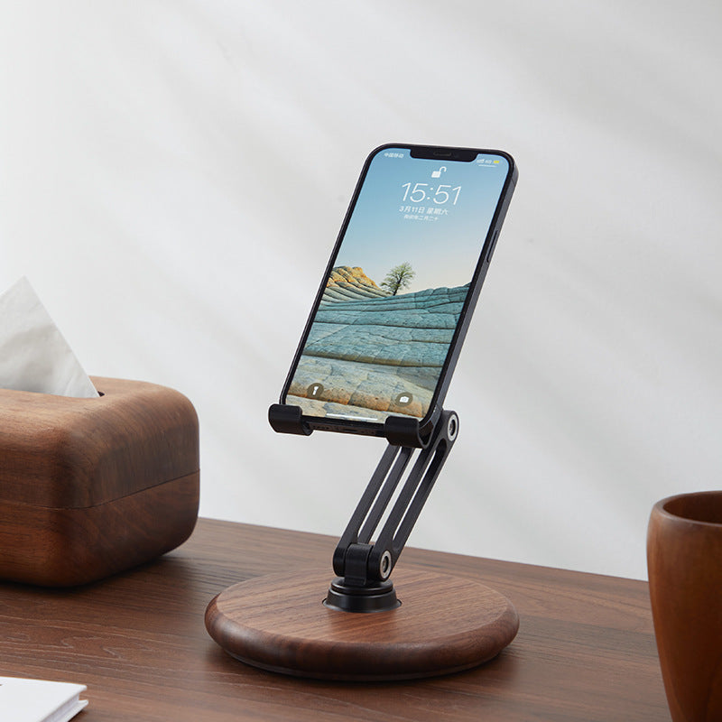 Black Walnut Phone/Tablet Swivel Holder