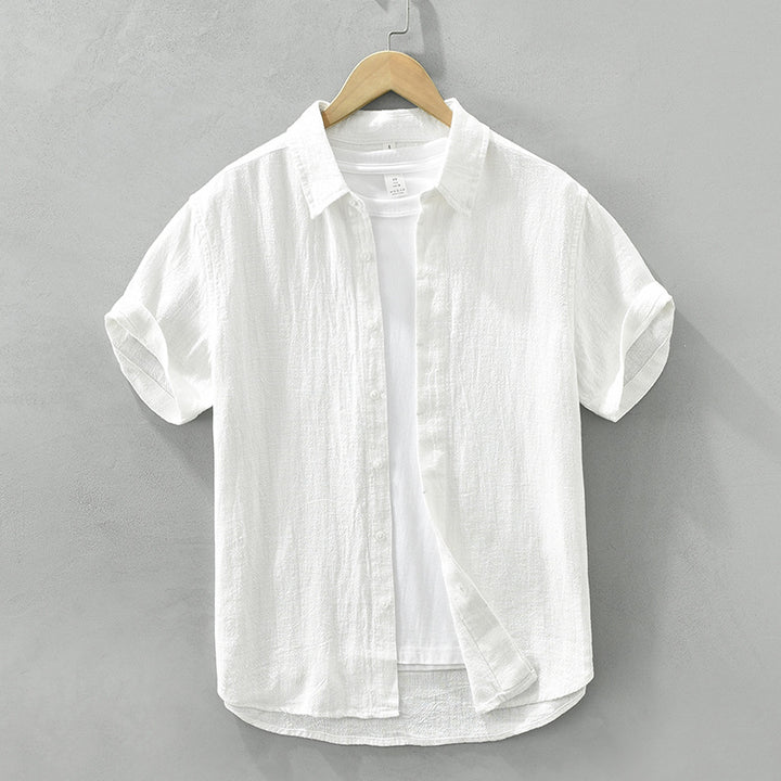 Dominca Short Sleeve Linen Shirt