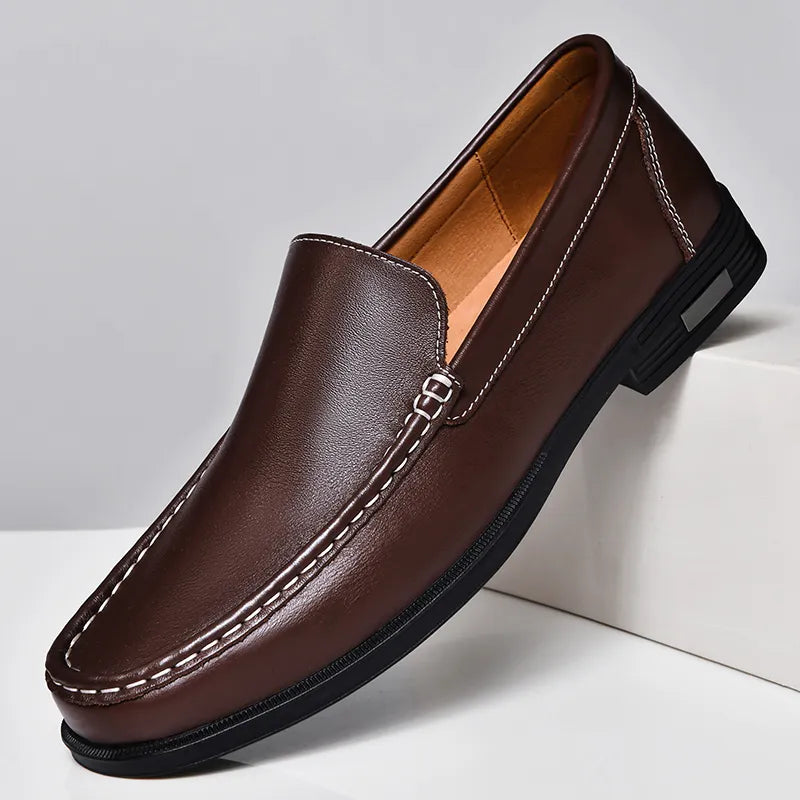 Henry Kline Genuine Leather Loafers