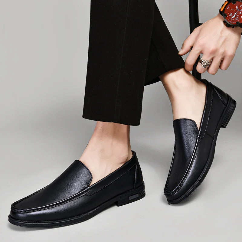 Henry Kline Genuine Leather Loafers