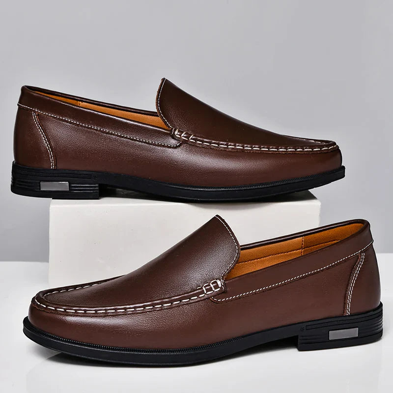 Henry Kline Genuine Leather Loafers