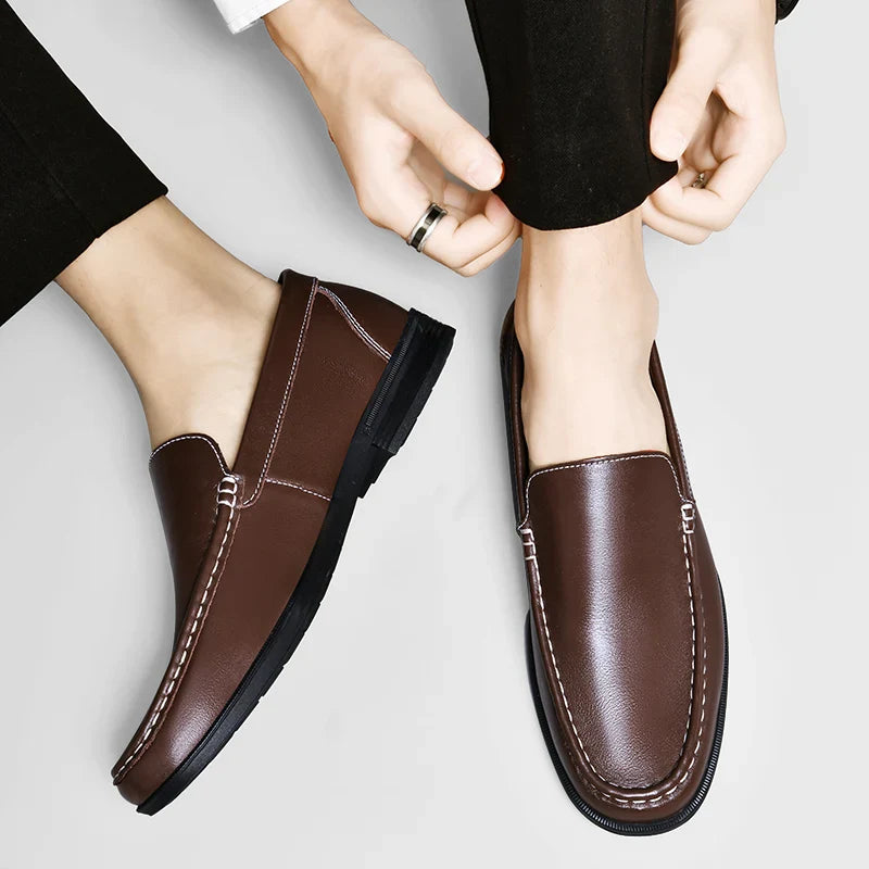 Henry Kline Genuine Leather Loafers