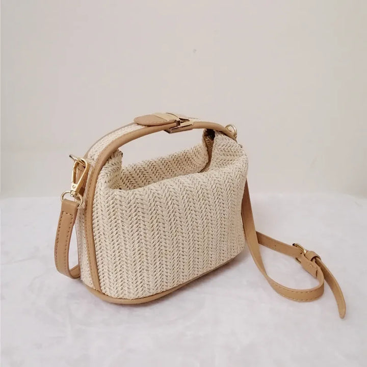 Annalise Crossbody Straw Bag