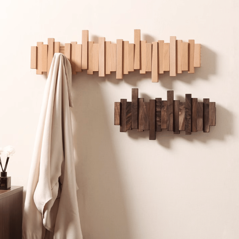 Handmade Wooden Coat Rack