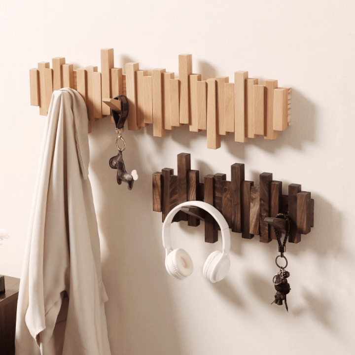 Handmade Wooden Coat Rack