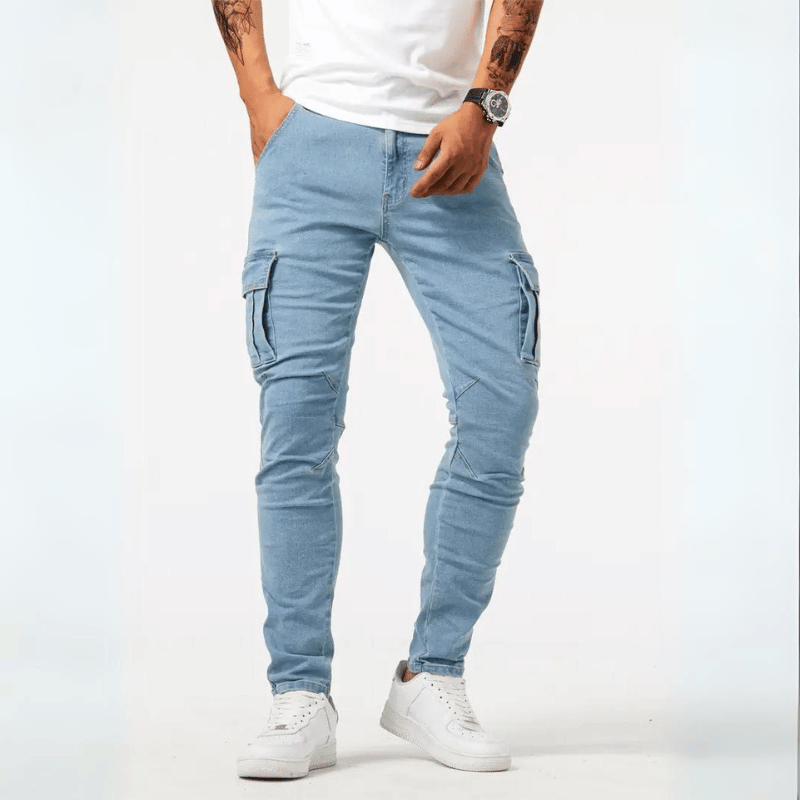 Stretch Cargo Jeans Dalvido