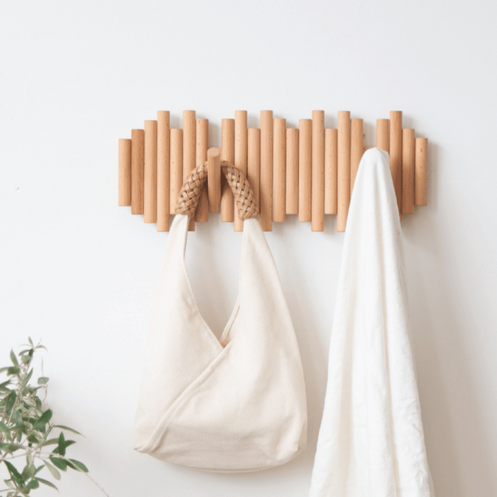 Handmade Nordic Style Wooden Coat Rack