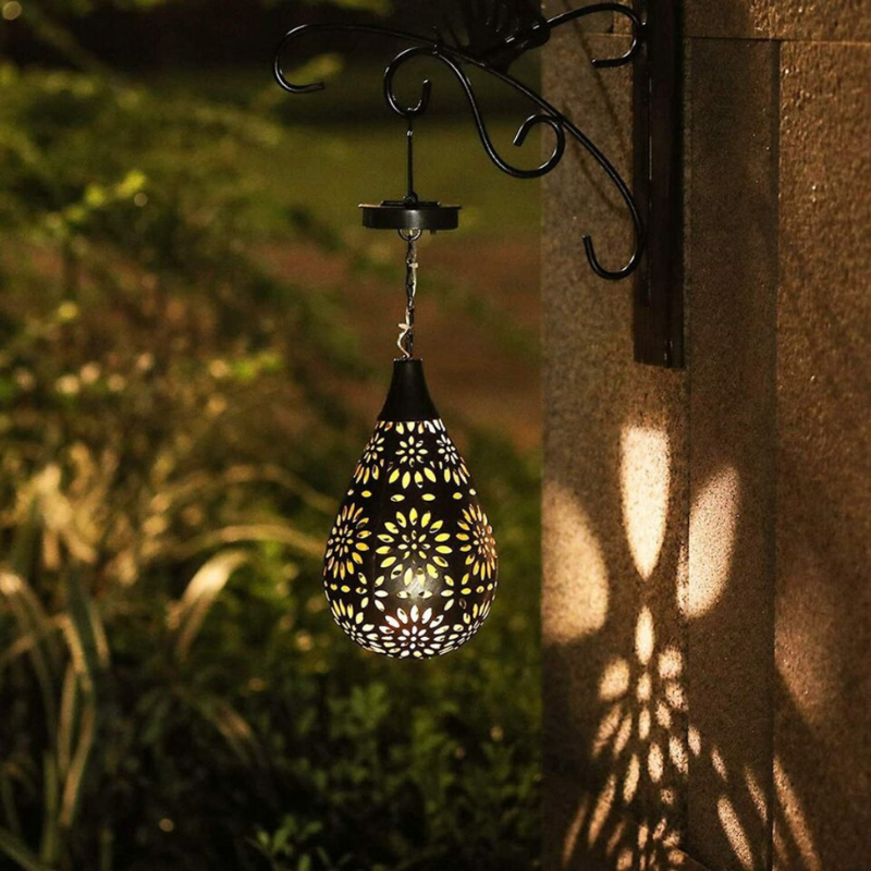 Solar Sun Drop Outdoor Lantern – Bronlee
