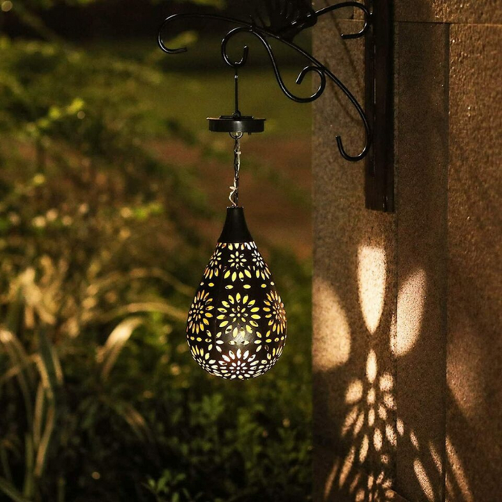 Solar Sun Drop Outdoor Lantern