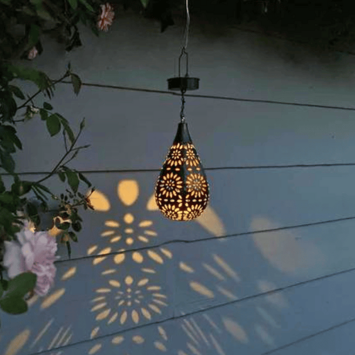 Solar Sun Drop Outdoor Lantern