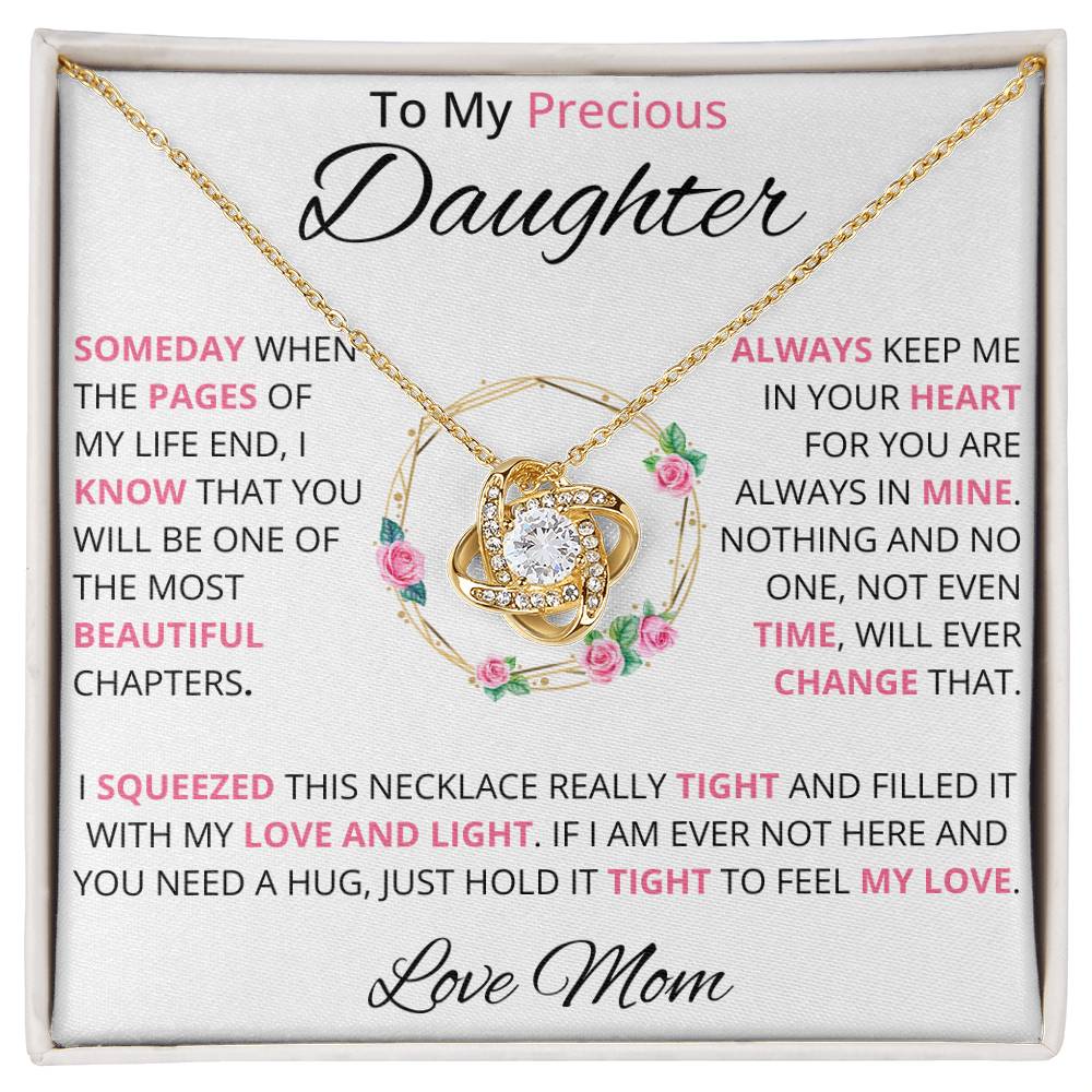 To My Precious Daughter Necklace