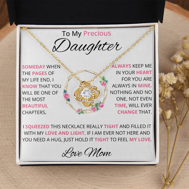 To My Precious Daughter Necklace