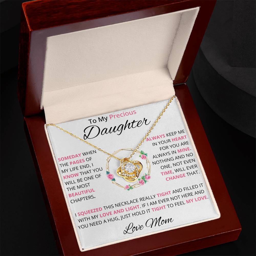 To My Precious Daughter Necklace