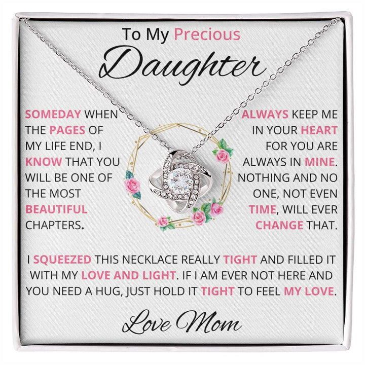 To My Precious Daughter Necklace