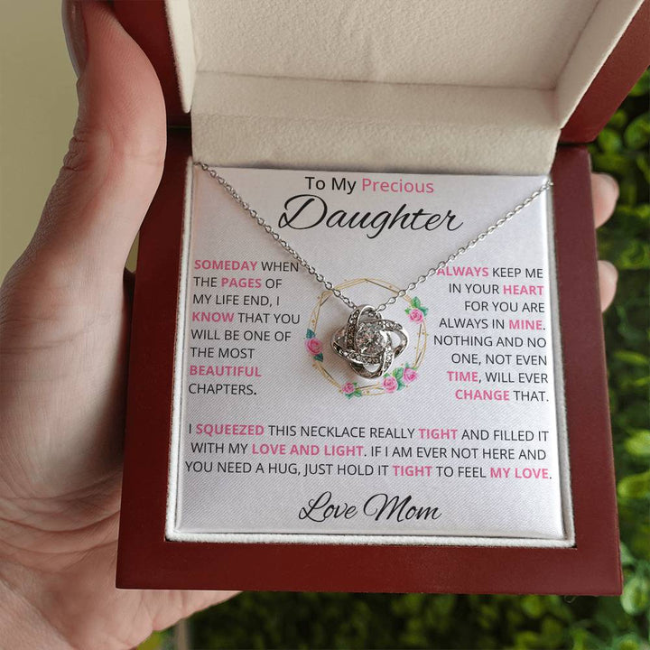 To My Precious Daughter Necklace