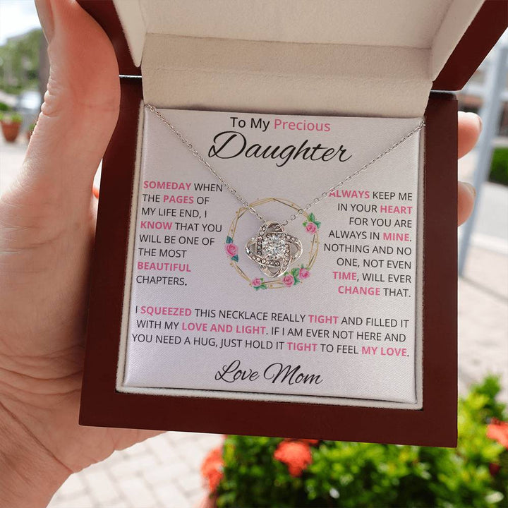 To My Precious Daughter Necklace