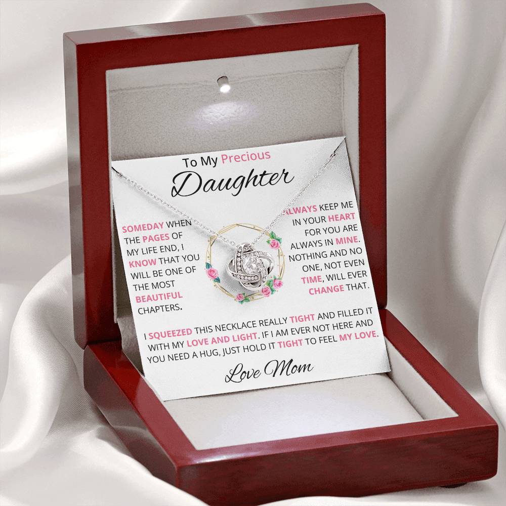 To My Precious Daughter Necklace