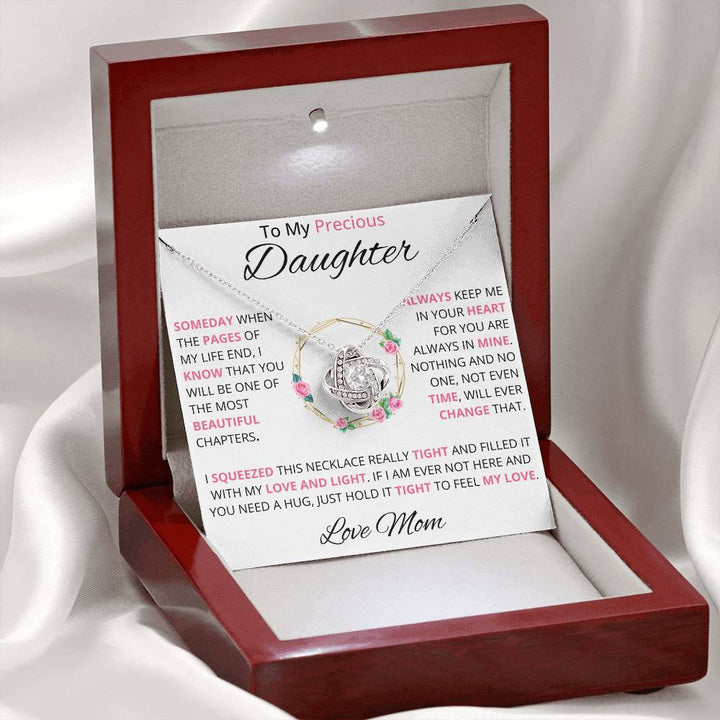 To My Precious Daughter Necklace