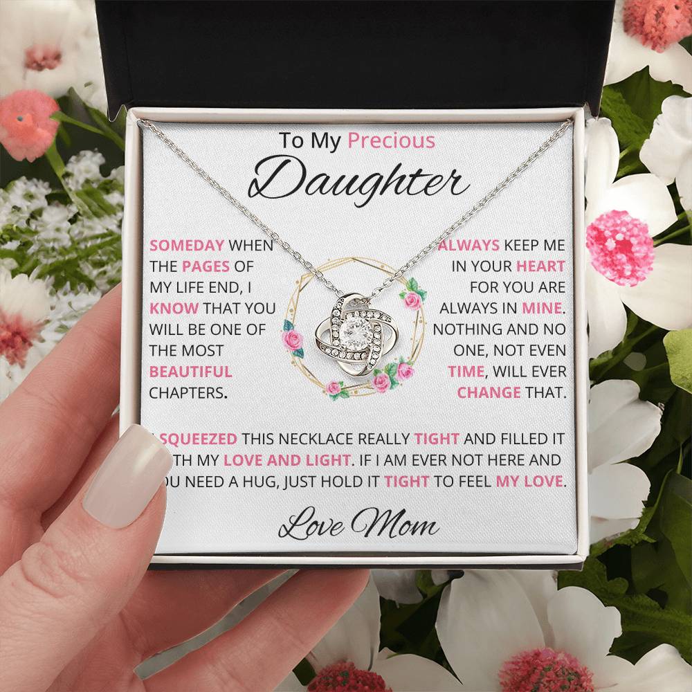 To My Precious Daughter Necklace