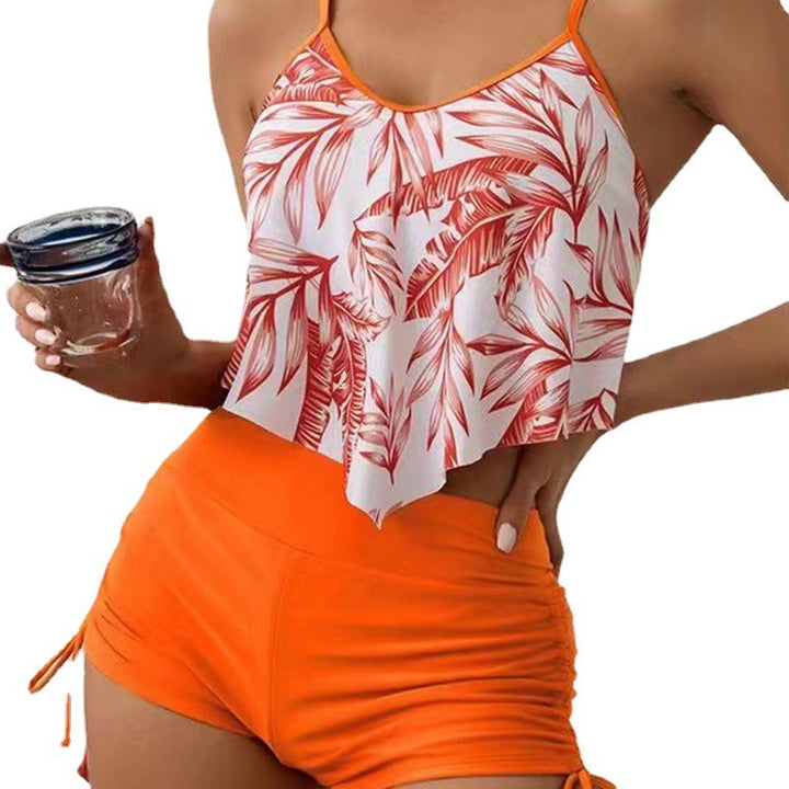 Tropical Tankini Two-piece Swimsuit