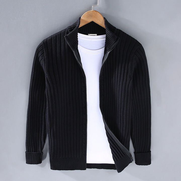 Maddison Ribbed Full Zip Cardigan