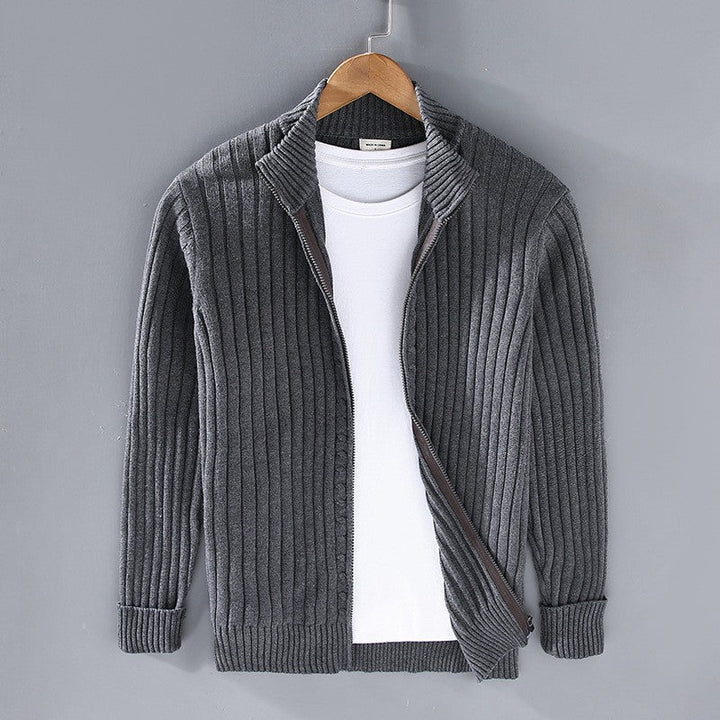 Maddison Ribbed Full Zip Cardigan